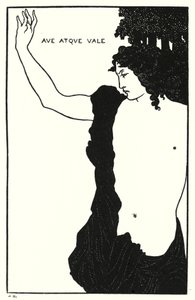 Witaj i do widzenia, Catullus, Carmen Ci autorstwa Aubrey Beardsley