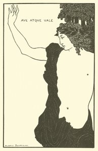 Grad i pożegnanie autorstwa Aubrey Beardsley