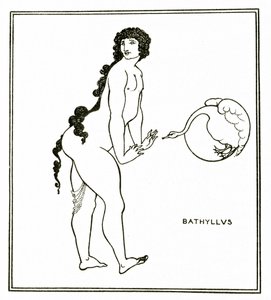 Bathyllus, ok. 1894 autorstwa Aubrey Beardsley