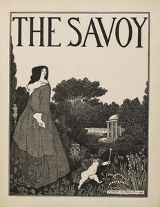 Projekt okładki do nr 1 „Savoy” z księgi pięćdziesięciu rysunków autorstwa Aubrey Beardsley