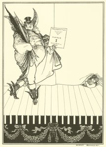 Prospekt projektowy Savoy autorstwa Aubrey Beardsley