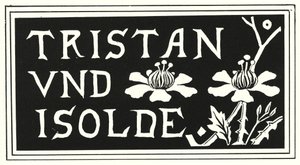 Projekt z okładki egzemplarza Aubrey Beardsley „Tristan Und Isolde” autorstwa Aubrey Beardsley