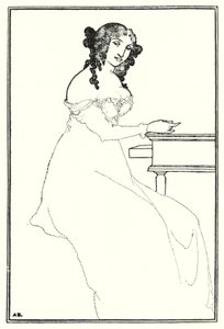 Fronton autorstwa Aubrey Beardsley