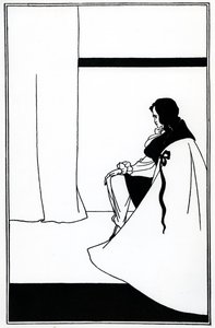Ilustracja do „Upadku Domu Usherów” Edgara Allana Poe, 1894 autorstwa Aubrey Beardsley