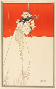 Izolda, 1895. autorstwa Aubrey Beardsley