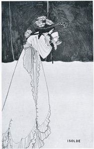 Izolda pijąca truciznę autorstwa Aubrey Beardsley