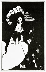 Messalina i towarzysz powracający z burdelu, ok. 1894 r. autorstwa Aubrey Beardsley