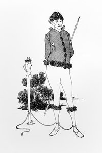 Autoportret przywiązany do hermy autorstwa Aubrey Beardsley