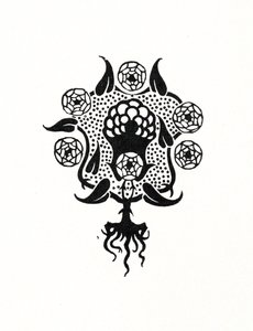 Mały wzór na okładkę „Salome”, 1899 autorstwa Aubrey Beardsley