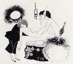 Część ogonowa z "Salome" 1893 (litografia) autorstwa Aubrey Beardsley