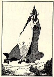 Wniebowstąpienie Świętej Róży z Lima autorstwa Aubrey Beardsley