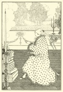 Modlitwa baronów autorstwa Aubrey Beardsley