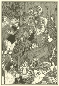 Jaskinia Śledziony autorstwa Aubrey Beardsley