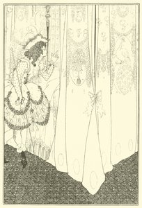 Sen z Gwałtu na zamek autorstwa Aubrey Beardsley
