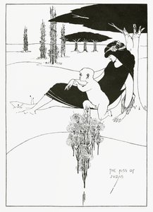 Pocałunek Judasza, 1893 autorstwa Aubrey Beardsley