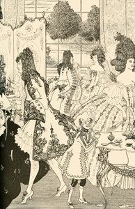 Gwałt na śluzie, 1896, 1928. autorstwa Aubrey Beardsley