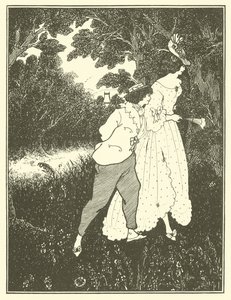 Trzej Muzycy autorstwa Aubrey Beardsley