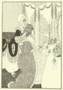 Toaleta autorstwa Aubrey Beardsley