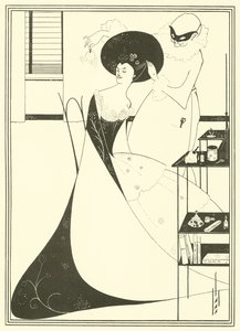 Toaleta Salome autorstwa Aubrey Beardsley