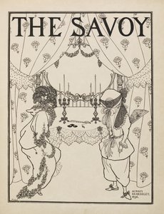 Strona tytułowa nr 1 „Savoy” z księgi pięćdziesięciu rysunków autorstwa Aubrey Beardsley