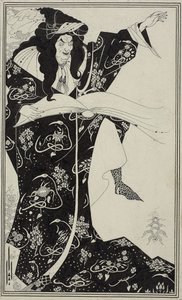 Wergiliusz Czarownik, ok. 1893 autorstwa Aubrey Beardsley