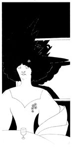 „Oczekiwanie”, 1893 autorstwa Aubrey Beardsley