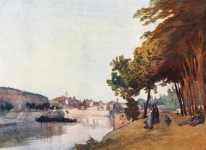 Rzym: Marmorata (kolorowa litografia) autorstwa Aubrey Waterfield