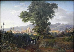 Niemiecki: Widok na Florencję Widok na Florencję
