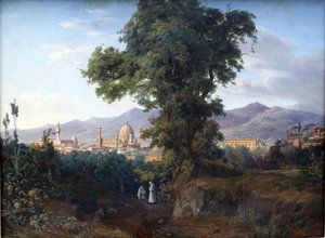 Niemiecki: Widok na Florencję Widok na Florencję