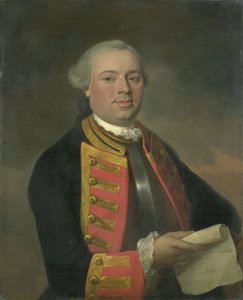 Johan Arnold Zoutman (1724-93), wiceadmirał autorstwa August Christian Hauck