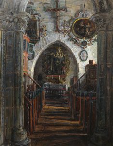 Wnętrze, kościół Dale, Luster