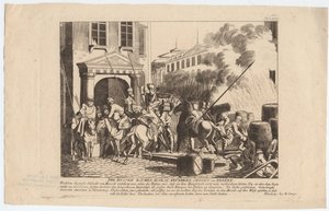 Ewakuacja Moskwy przez Rosjan autorstwa August Friedrich Andreas Campe