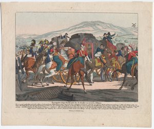 Lot Napoleona po bitwie pod Waterloo autorstwa August Friedrich Andreas Campe