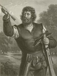 Wilhelm Tell (grawerunek) autorstwa August Friedrich Pecht
