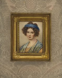 Portret żony Ludwiga von Borstell autorstwa August Grahl