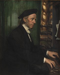 Organista dworski w Roskilde, prof. Hans Matthison-Hansen, teść artysty