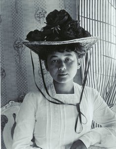 Harriet Bosse, Furusund 1904 (zdjęcie czarno-białe) autorstwa August Johan Strindberg