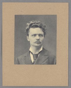 August Strindberg autorstwa August Josef Robert Roesler