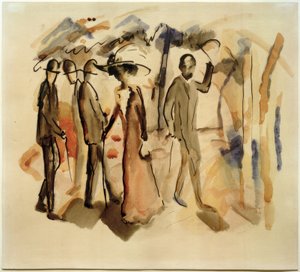 spotkanie autorstwa August Macke