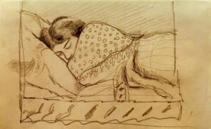 Elisabeth, śpi autorstwa August Macke