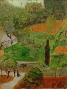 Wspomnienie z włoskiej wyprawy autorstwa August Macke