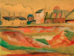 Fabryka autorstwa August Macke