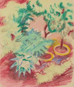 Doniczki. autorstwa August Macke
