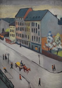 Nasza ulica w Grau autorstwa August Macke