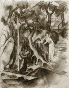 Para na żaglówce autorstwa August Macke