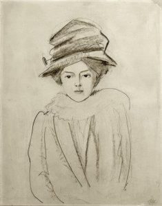 Portret Elly Jost autorstwa August Macke