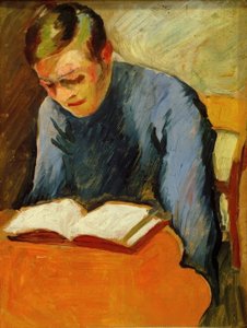 Portret Helmutha Macke .a autorstwa August Macke