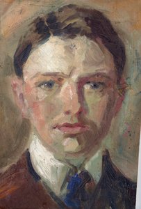 Studium do autoportretu autorstwa August Macke
