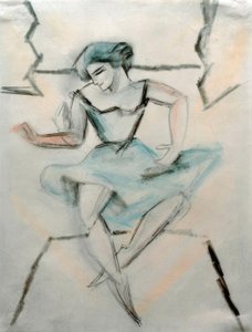 tancerz autorstwa August Macke