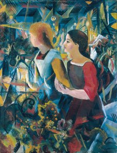 Dwie dziewczynki autorstwa August Macke